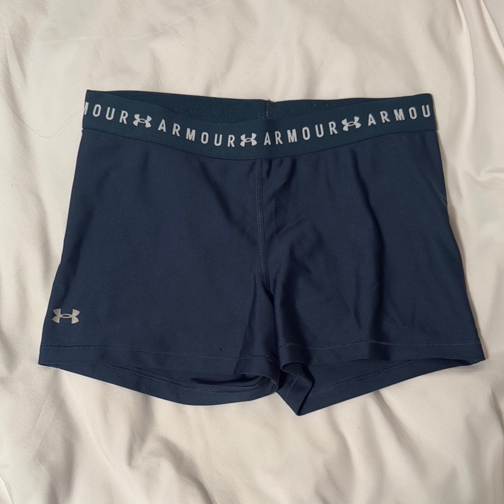 Under Armour Women's Navy Spandex Shorts